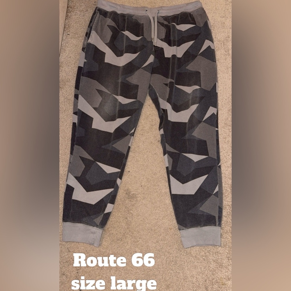 Route 66 Gray Camouflage Pants
